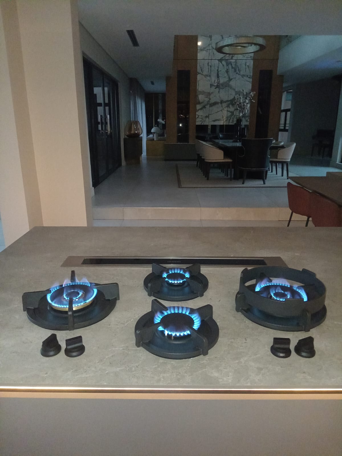 Siemens gas hob installation